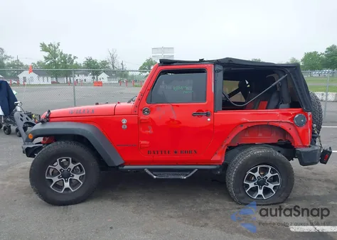 2017 Jeep Wrangler Willy Wheeler 4X4 из США, поврежденный, VIN 1C4AJWAG9HL664002